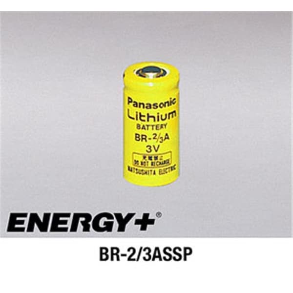 Fedco Batteries FedCo Batteries Compatible with Panasonic BR-2-3ASSP 3.0V 1200mAh 2-3 A Size Lithium Cell For Consumer And Industrial Applications BR-2/3ASSP - main